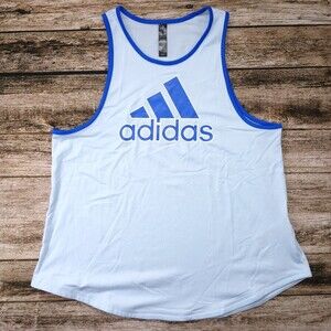 Adidas Women's Size Medium Blue Aeroready Moisture Wicking Tank Top #1284